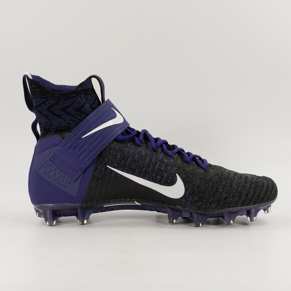 Nike Alpha Menace Elite 2 'Baltimore Ravens' BV2077-011 Football Cleats size 15 - Picture 3 of 7
